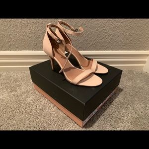 Halogen Nude Strap Pumps